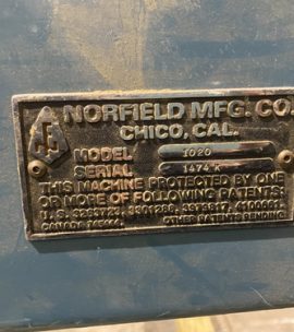 norfield 1020 trim saw